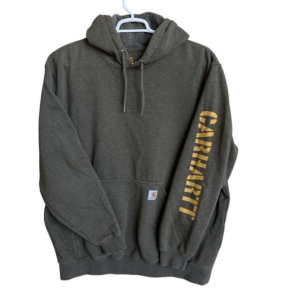 Carhartt Mens XL Original Fit Logo Speelout Hoodie Sweatshirt Skater Streetwear - Picture 1 of 11